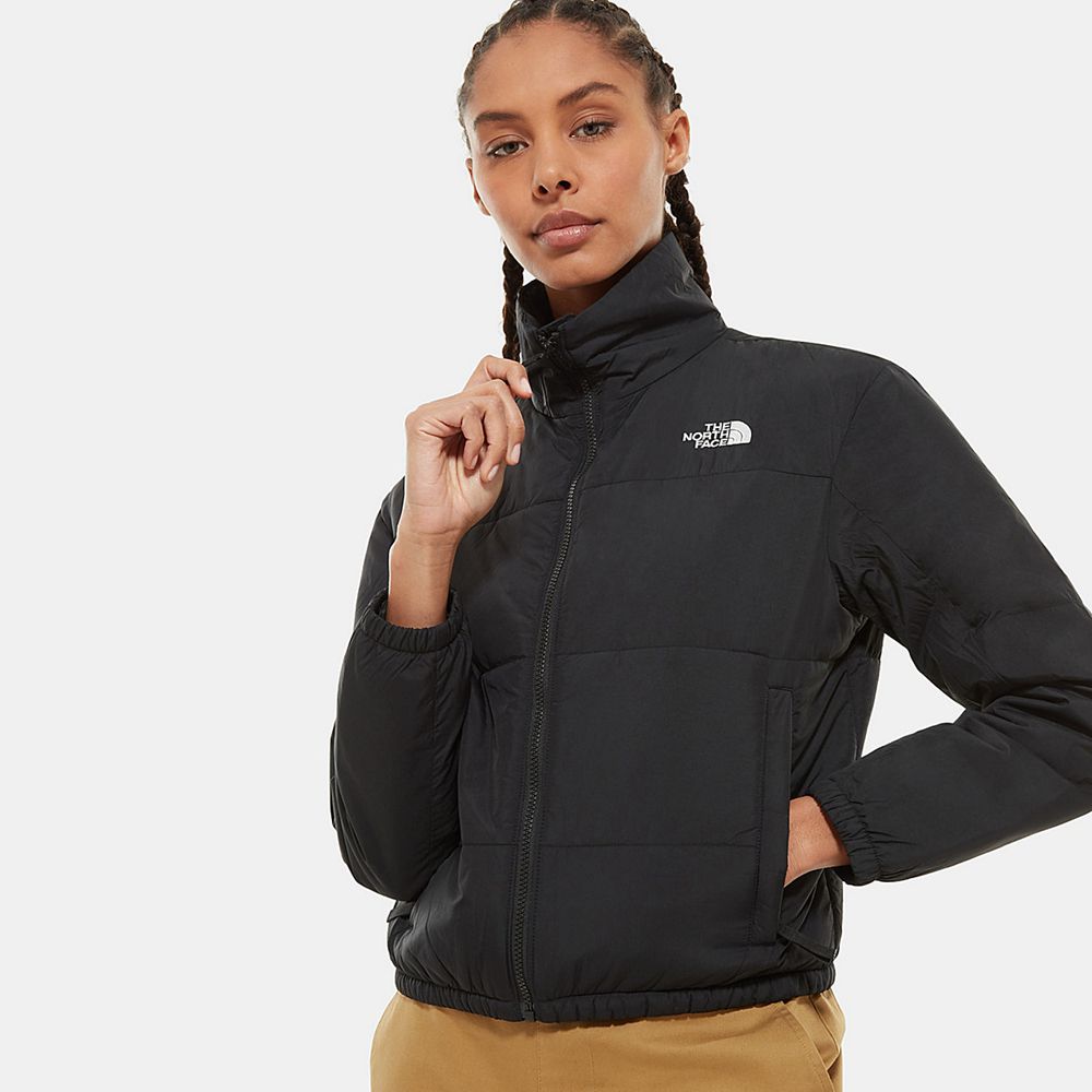 The North Face Puffer Jacket Womens Australia - The North Face Gosei Black (JKV-514092)